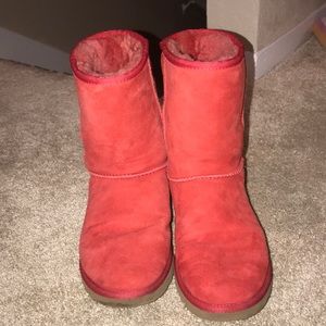 Salmon colored Short UGGS